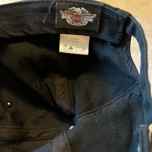 Harley-Davidson Black Embroidered Hat - Picture 3 of 4